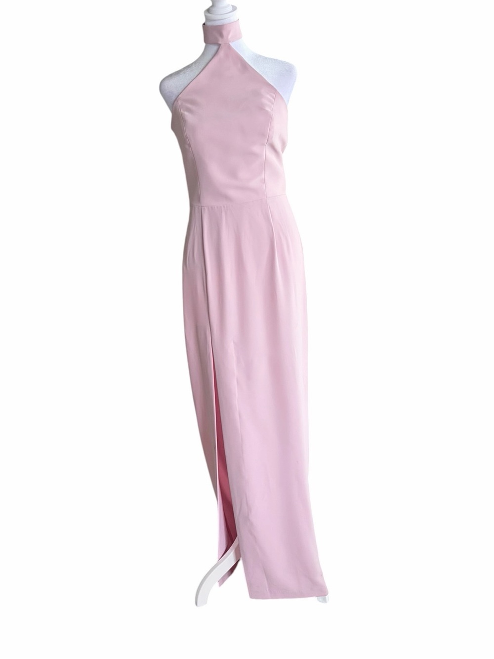 Amanda Uprichard Queens Blush Pink Maxi Dress